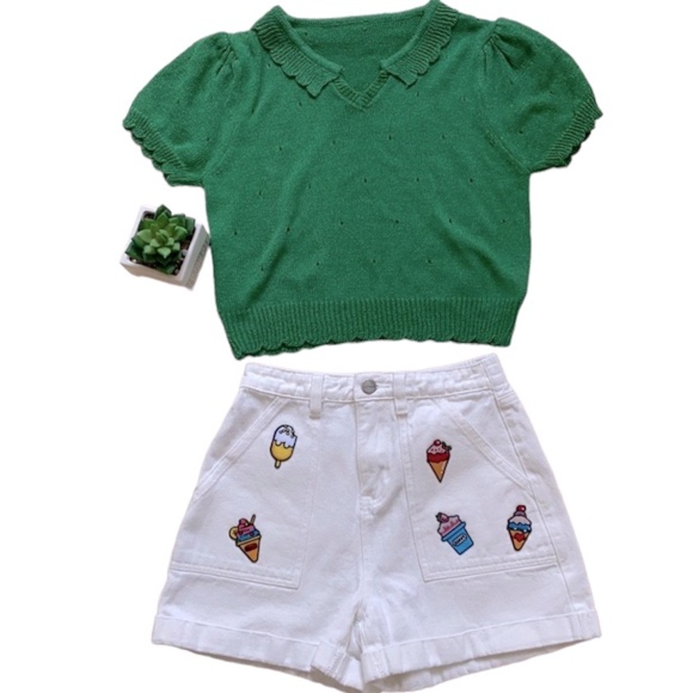PENSHOPPE patch shorts 🍦